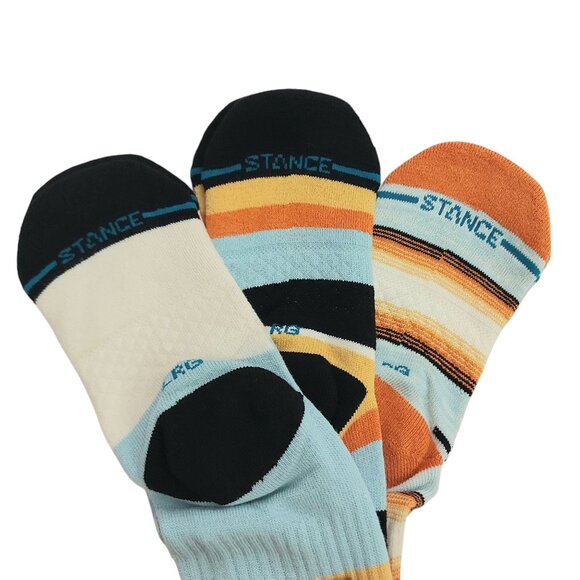 Stance Socks Kids Large 3-5.5 Years 3-Pair Crew Height Mid Cushion Combed Cotton - Picture 5 of 8